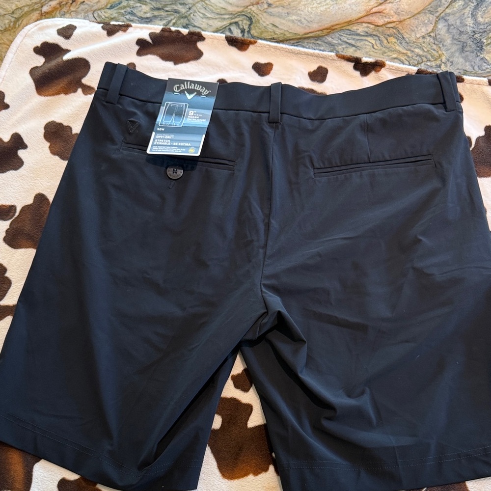 Callaway Men's Navy Flat Front Shorts